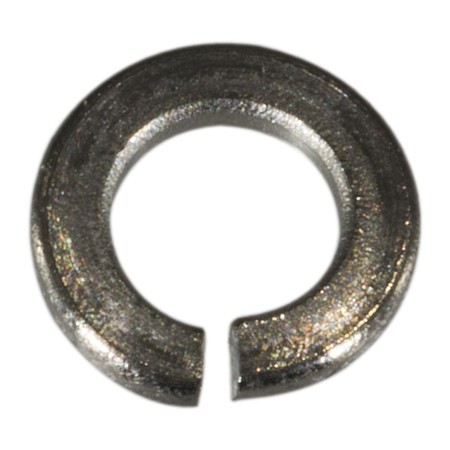 MIDWEST FASTENER Split Lock Washer, For Screw Size #4 18-8 Stainless Steel, Plain Finish, 50 PK 68318